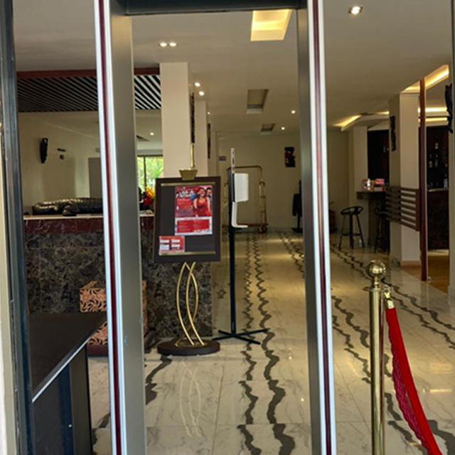 Installation d’une passerelle pour la détection de métaux